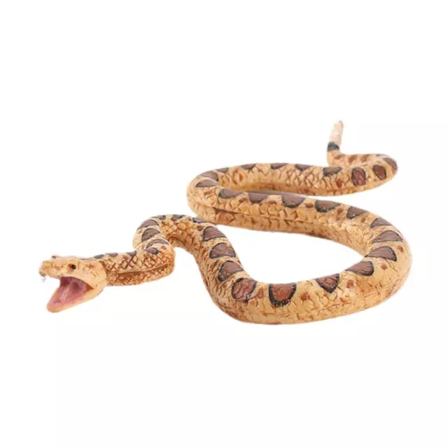 Faux serpent jardin Big Rubber Rattlesnake Scary Snake Toys ` C8L8