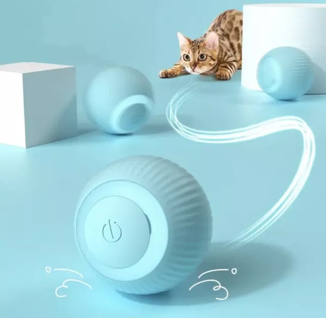 Balle Magique Intelligente et Interactive pour Chat, Jouet Électronique ✅🎁