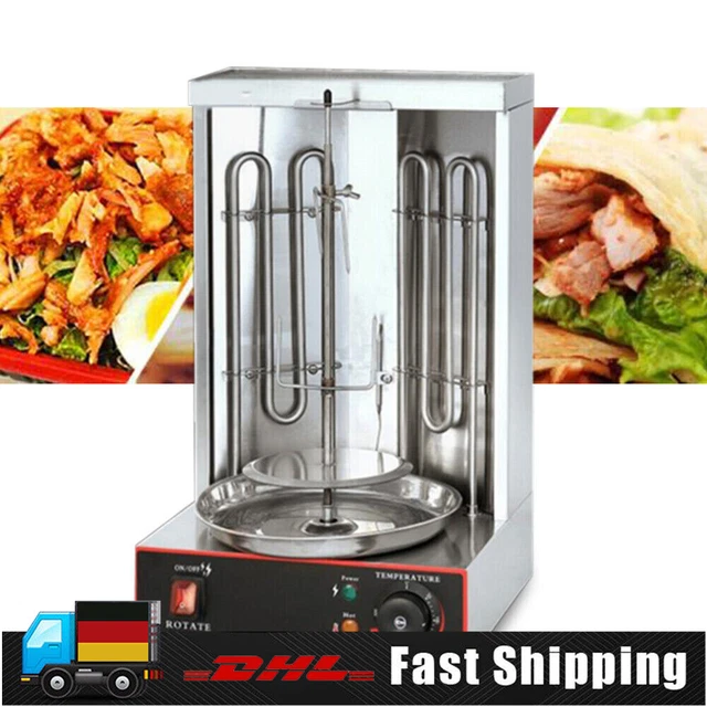 3KW COMMERCIAL ELECTRIC Shawarma Machine Rotary BBQ Doner Kebab Maker ...