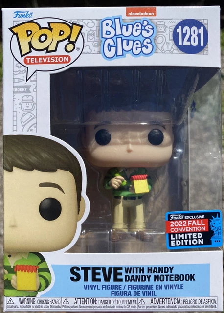 Blue’s Clues - Steve with Handy Dandy Notebook #1281 NYCC 2022 Funko Pop Vinyl