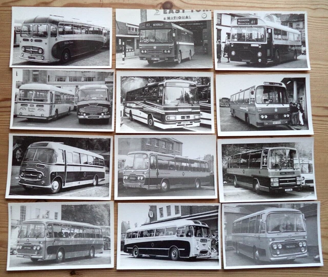 YORKSHIRE BUS PHOTOS x 12