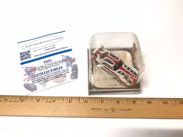 Vintage TYCO PRO2 Electric Racing Slot Car Red White & Blue In Original Box