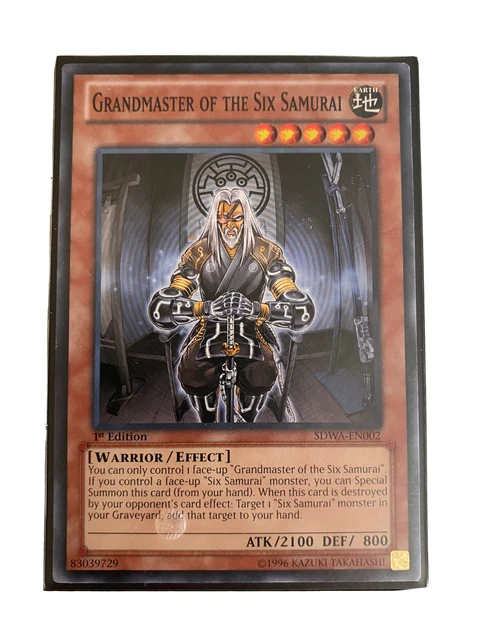 YUGIOH Six Samurai Deck Complete 40 - Cards w/ Sleeves