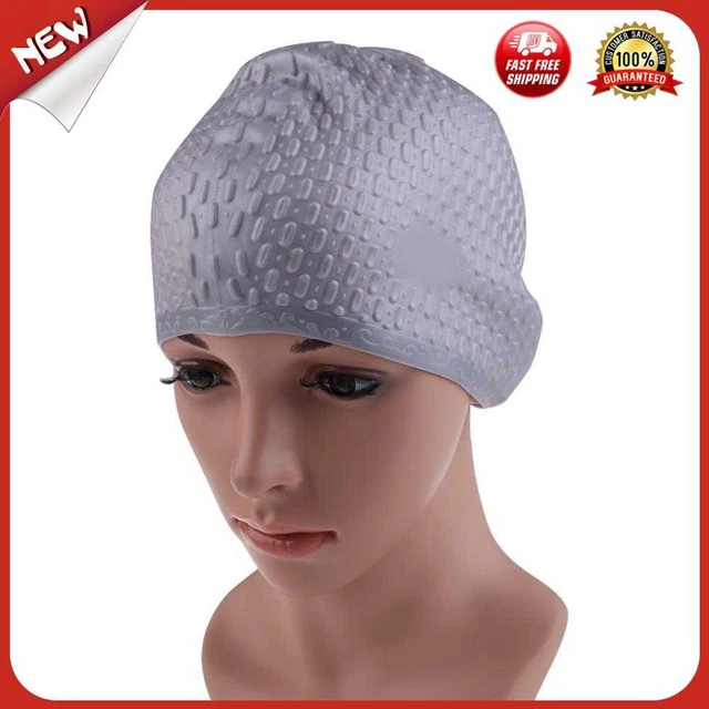 es #QZO Moda Natación duradero Cap deportiva de silicona Con sombrero multicolor