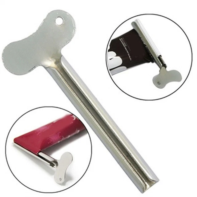 Steel Toothpaste Squeezer Keys Metal Roller Metal Tube Ointment  Extruder