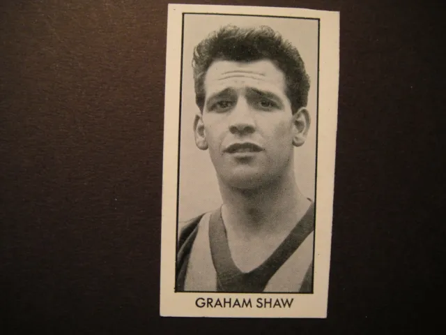 D C Thomson Wizard Fussballstars Von 1959 #27 Graham Shaw Sheffield United