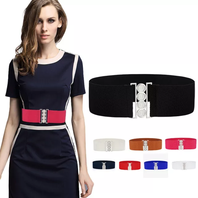 Vintage Style Nurses Belt New Wide elasticated belt Waist Cinch 50s fancy dress