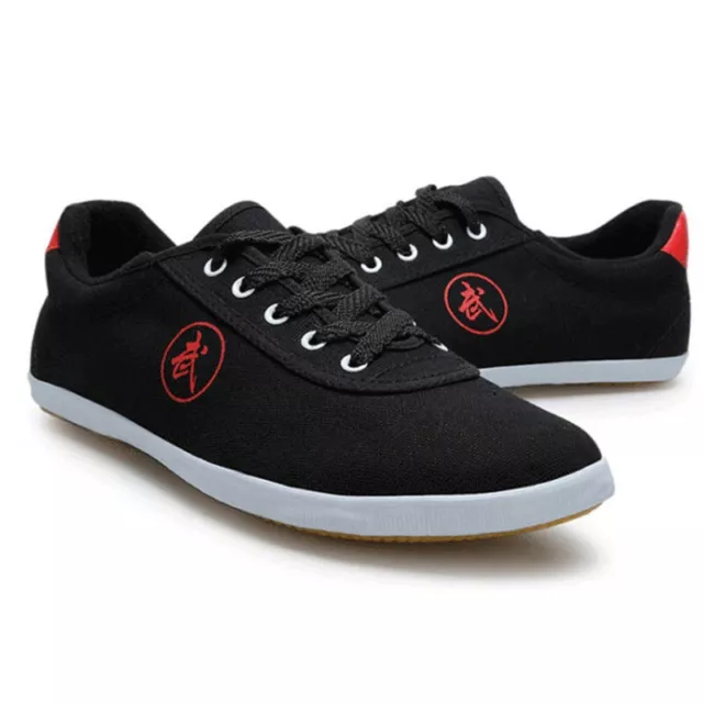 Men Women Tai Chi Shoes Low Top Sneakers Trainers Kung Fu Martial Arts Jogging