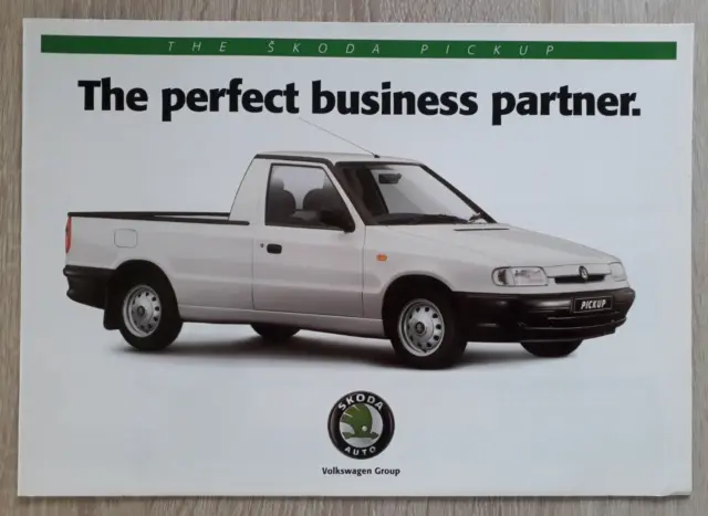 Skoda Pick-Up Brochure 1998 - Felicia  1.3MPi  1.6MPi  1.9D