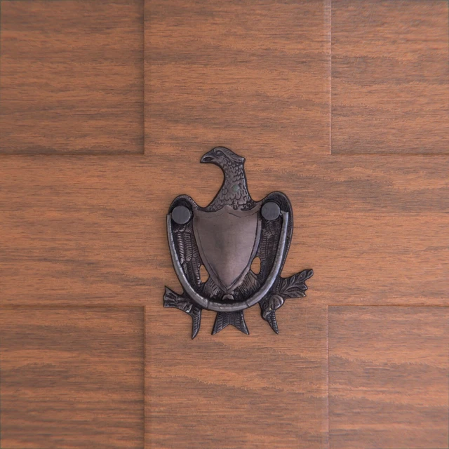 Black Eagle Door Knocker Solid Brass Oil Rubbed Bronze 6" L Renovators Supply