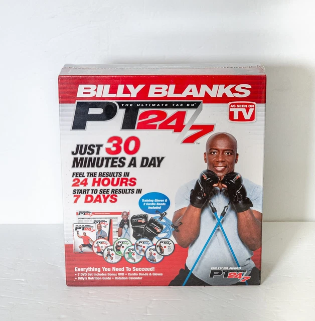 BILLY BLANKS PT 24/7 (DVD, 2011, 7Disc Set) Sealed NIB Ultimate Tae