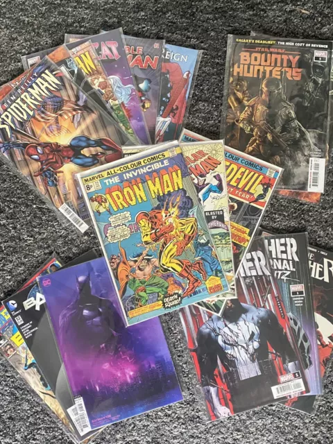 Marvel/DC Comics Bundle - Rare & Vintage Comics -Spiderman/Iron Man/Batman +More