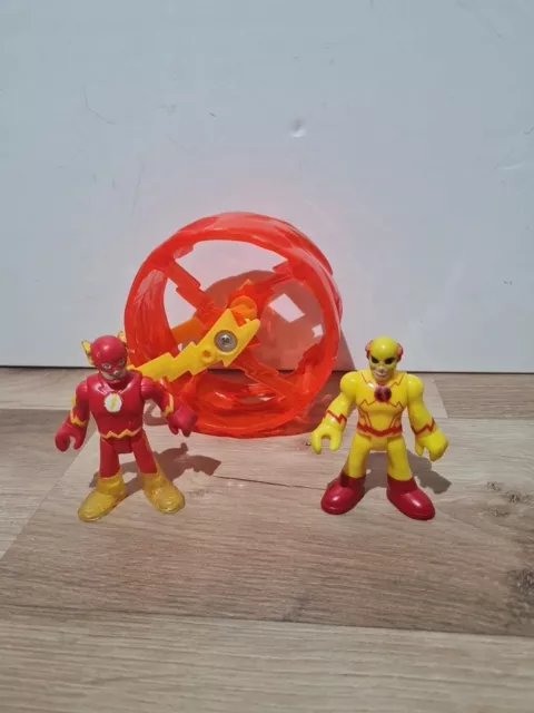 Imaginext Batman Action Figure DC Super Friend Flash Speed Wheel & Reverse Flash