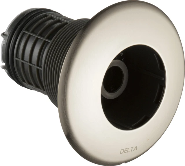 Delta T50010 Brilliance Acero Inoxidable Cuerpo Redondo Spray Borde para Delta Hydrachoice
