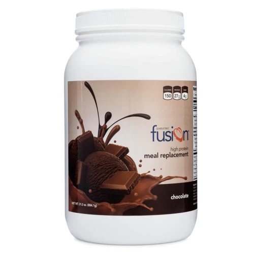 Repuesto de comida de chocolate Bariatric Fusion 27 g proteína en polvo, 21 porciones...