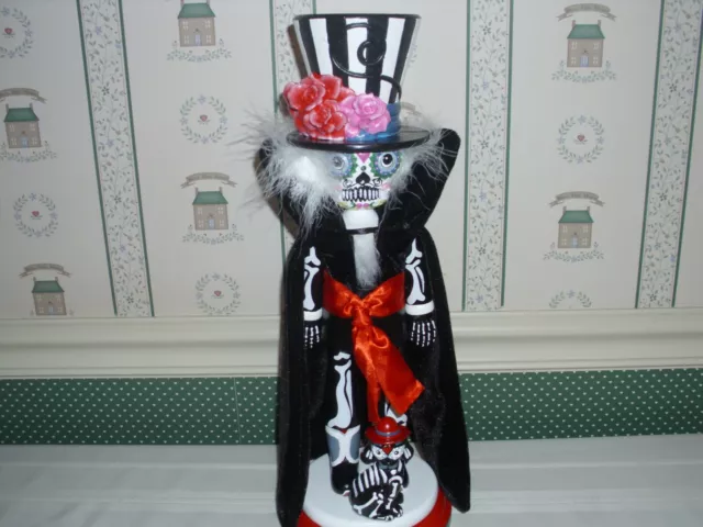 Kurt Adler- 16"Hollywood Day Of The Dead Nutcracker -New In Box