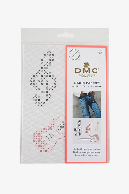 DMC Musiksammlung Kreuzstich magisches Papier Nähprojekt - NEU versiegelt