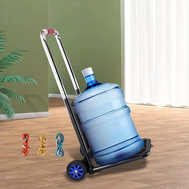 Carrello multiuso con maniglia regolabile  pieghevole per