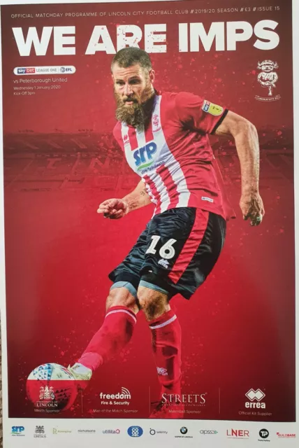 LINCOLN CITY v PETERBOROUGH UNITED 2019/20