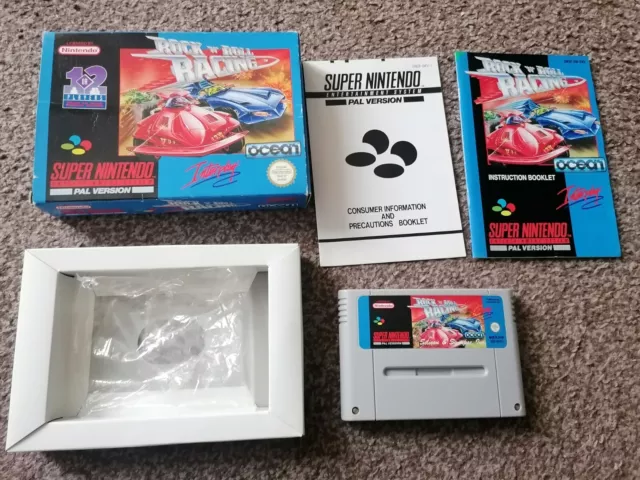 Rock n Roll Racing for the Super Nintendo, Snes - Boxed - 100% complete