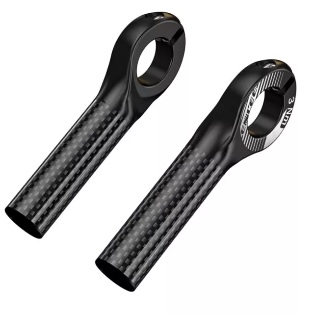 Non slip Bicycle Grips Carbon Fiber Sub handle for Enhanced Comfort and Grip