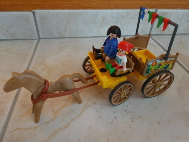 CALECHE AVEC ATTELAGE PLAYMOBIL 6932