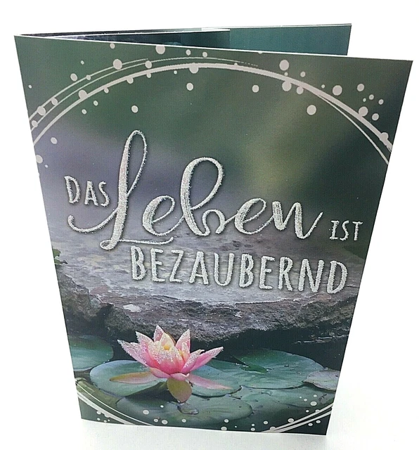 GEBURTSTAGSKARTE LEBEN IST bezaubernd Karte Geburtstag pop up