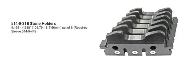514-9-31E Stone holder (require 514-9-4F) fits Rottler H85A H86A H87A set 6 pcs