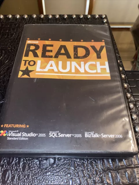 Microsoft Ready to Launch Visual Studio SQL Server 2005 4-Disc CD/DVD Set