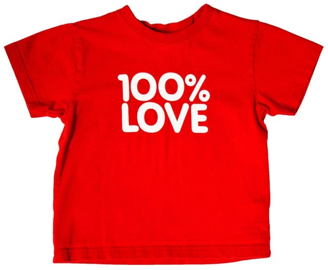 EUC Baby Gap Infant Boys Size 18 24 Months Red 100% Love Tee T Shirt
