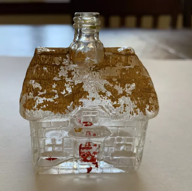 Vintage Cottage Glass Candy Container