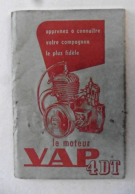 LIVRET VÉLO ANCIEN, moteurABG VAP 4, no moto collection, old bike bici epoca, EUR 30,00 - FR