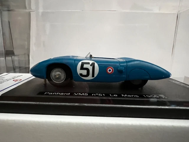Modèle Réduit Panhard Monopole X89 #52 24H Du Mans 1957 - Échelle 1/43, GCAM, Numéroté 24/25, Occasion En Bon état