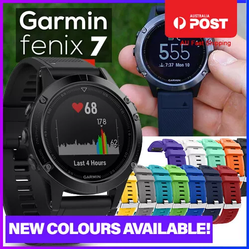 Replacement Silicone Sport Band Strap For Garmin Fenix 5/6/6x/7/7 Plus/7x Plus