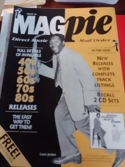 Magpie Magazine Direct Music Mail Order  Issue 60  Louis Jordan