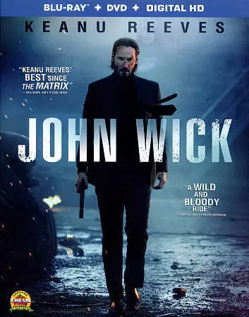 John Wick (blue ray/dvd) New, Free shipping