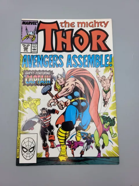 The Mighty Thor Vol 1 #390 April 1988 The Hero And The Hammer Marvel Comic Book