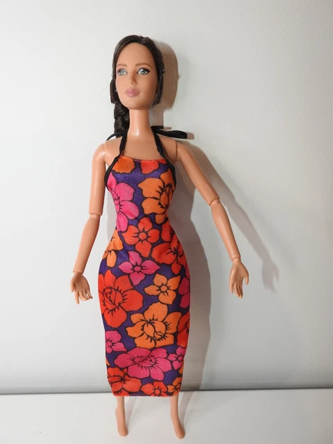 BARBIE DOLL CLOTHES Mix Match #587 Floral Maxi Dress