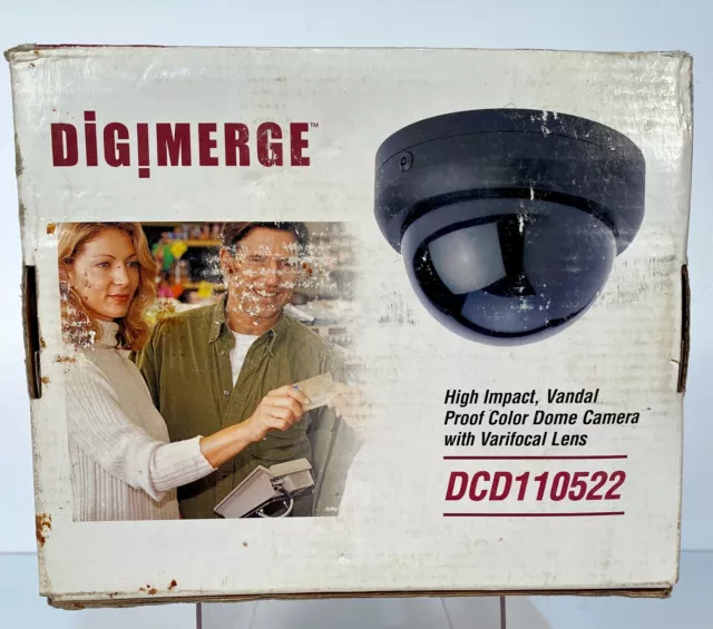 Flir DIGIMERGE High Impact Vandal Proof Color Dome Camera w/Varifocal Lens