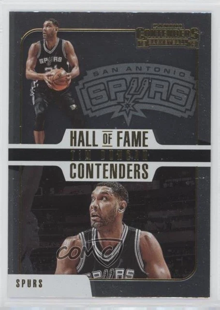 2018-19 Panini Contenders Hall of Fame Contenders Tim Duncan #18 HOF
