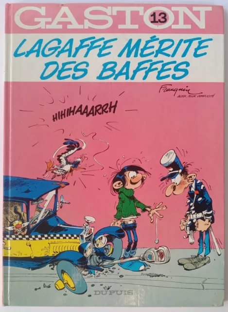 BD Gaston 13 Lagaffe Mérite des Baffes 1979 Dupuis