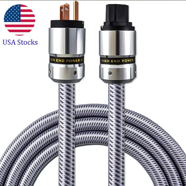 ELF Custom Cables – Silver Surfer OCC Speaker Cable 6ft With Banana Plugs – Premium Audio 12 thumbnail image