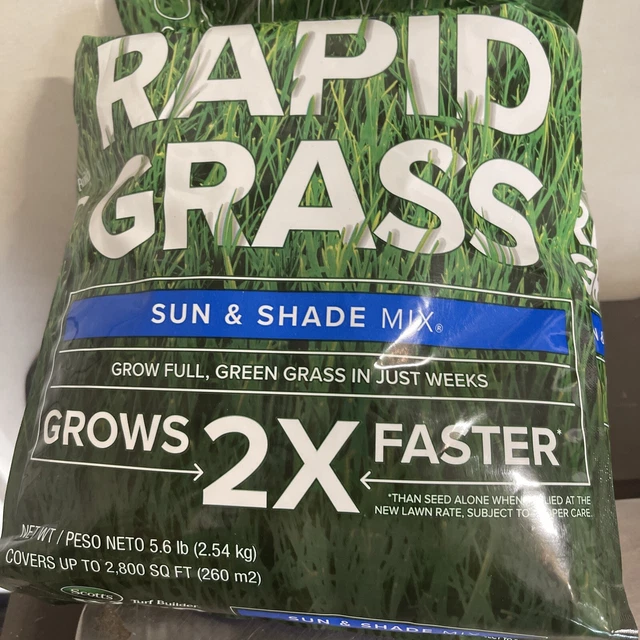 SCOTTS TURF BUILDER Rapid Grass, Sun & Shade Mix, Up to 2800 sq. ft