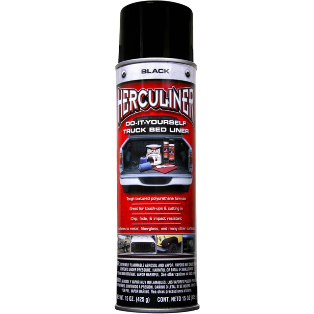 Herculiner Truck Bed Liner Black 15 Oz, 1 pack