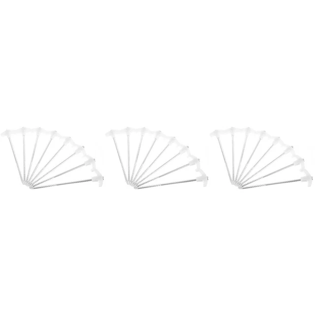 24 Stück Zeltheringe Aus Metall – 30,5 Cm Lang, 8 Mm Stark, Verzinkt, Für Zelt, Pavillon, Trampolin