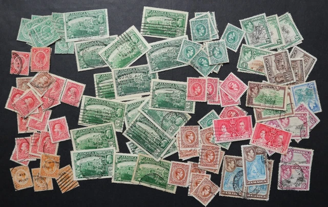 JAMAICA - Vintage Collection, George V and George VI (118 stamps) B