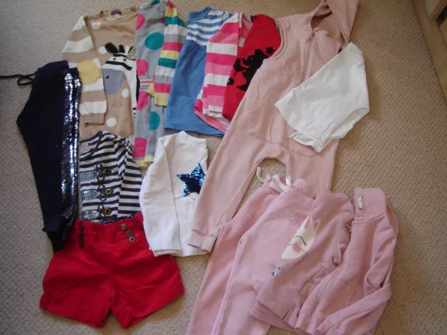 Large bundle girls clothes age 4-5 yrs Primark Next George Mothercare M&S