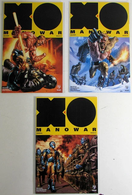 X-O Manowar Lot of 3 #2,3,4 Valiant Comics (2017) NM 1st Print Comic Books