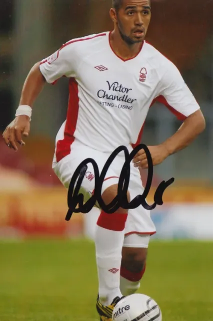 Lewis Mcgugan Hand Signed 6X4 Photo - Football Autograph - Nottingham Forest 6.
