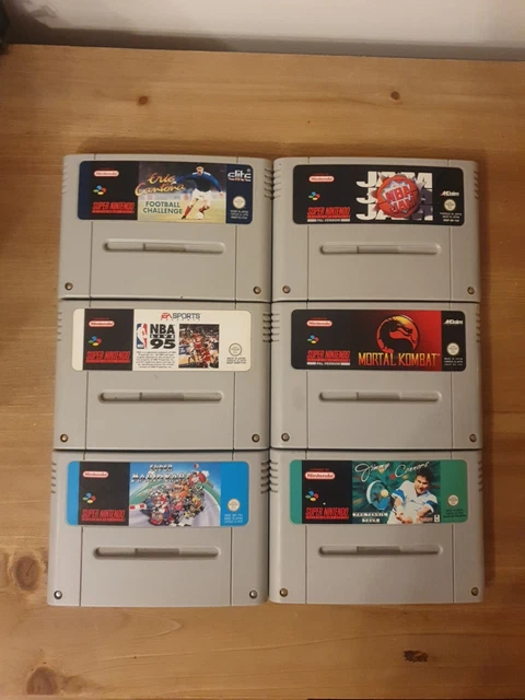Lot 6 Jeux Super Nintendo